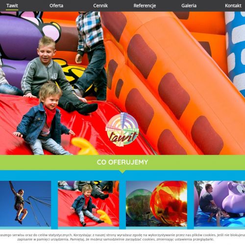 Zjeżdżalnie dmuchane