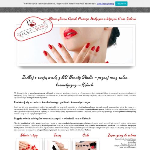 Gabinet kosmetyczny w Kętach