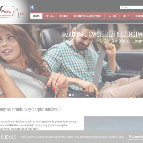 Darłowo - naprawa pasa bezpieczeństwa