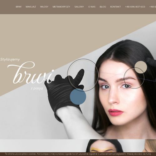 Dekoloryzacja brwi - łomianki