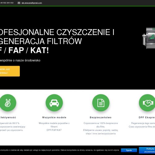 Czyszczenie filtrów dpf przytkowice w Olkuszu