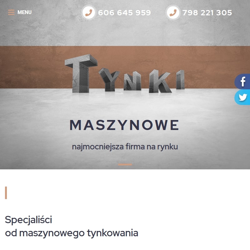 Tynki agregatem łódzkie w Łodzi