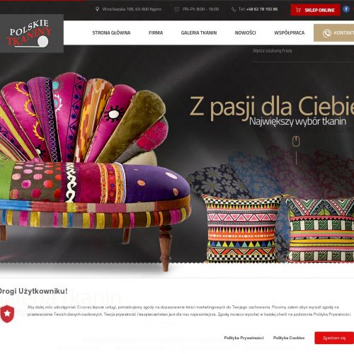 Tkaniny obiciowe stylowe w Kępnie