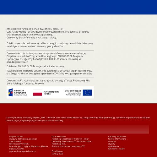 Druk na papierze gazetowym w Warszawie