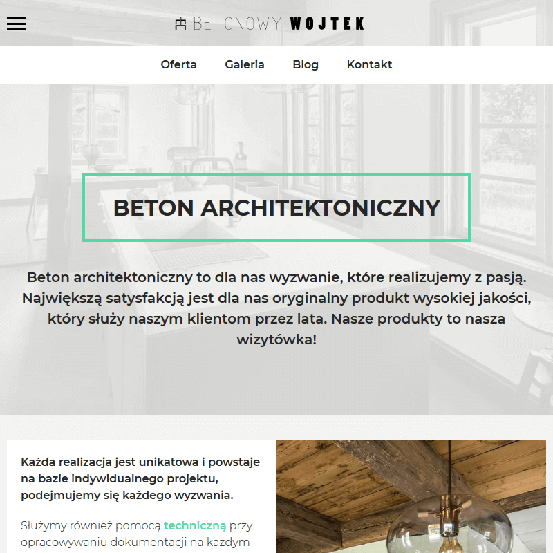 Beton architektoniczny łazienka - Szczecin