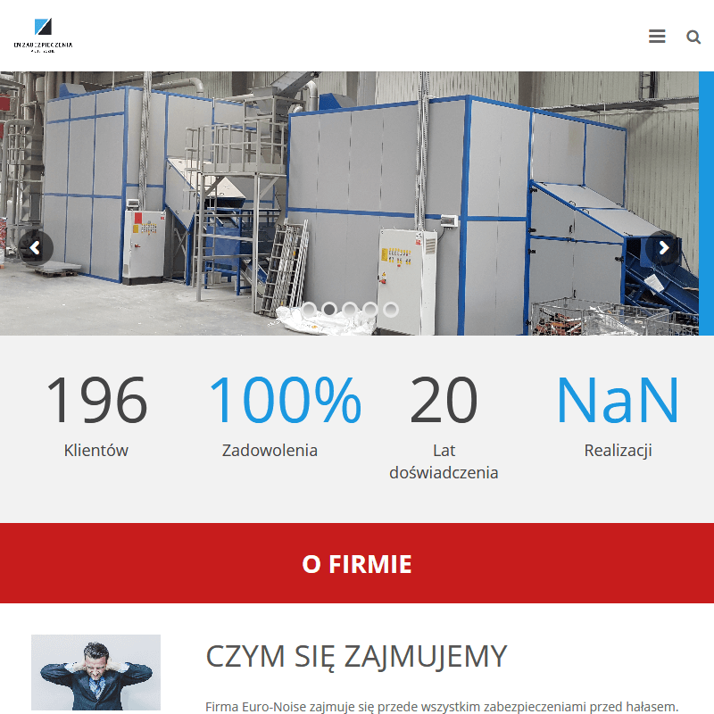 Redukcja hałasu maszyn