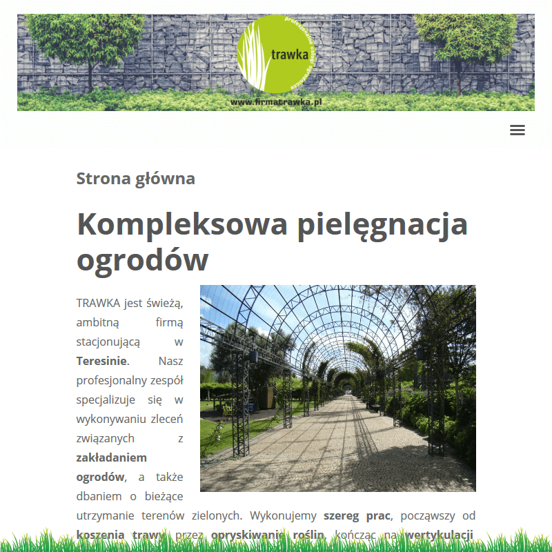 Sochaczew - zakładanie ogrodów