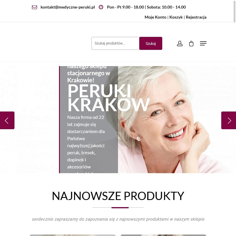 Peruka z naturalnego włosia w Krakowie