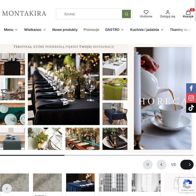 Obrusy gastronomiczne białe w Krakowie