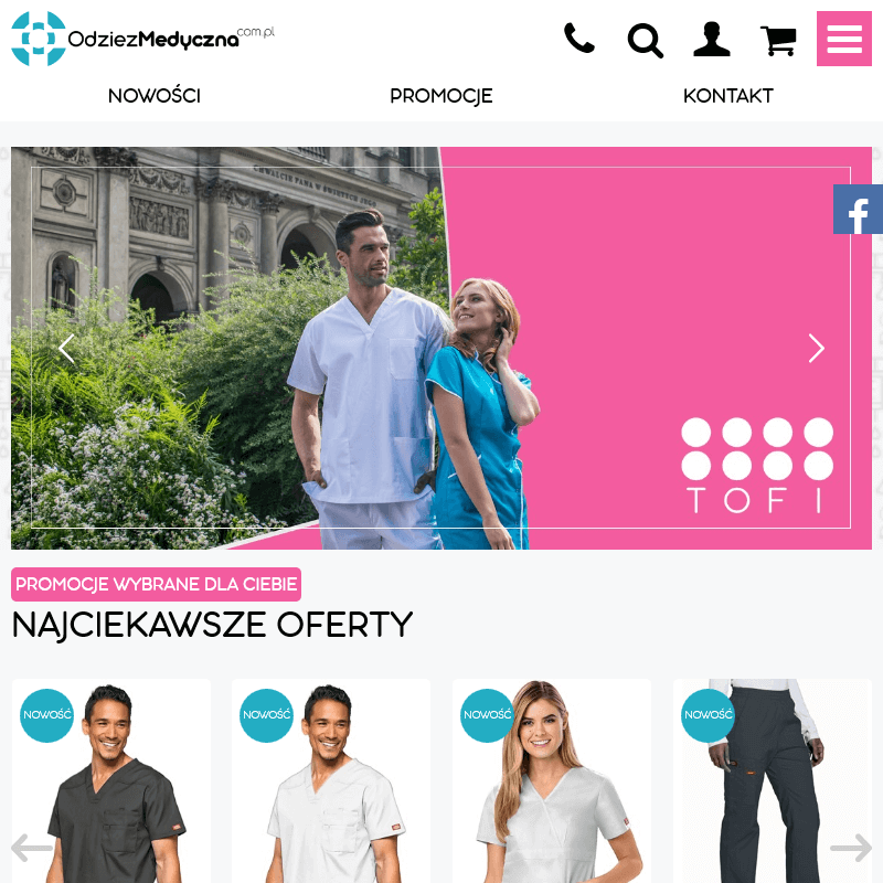 Kolorowe bluzy medyczne