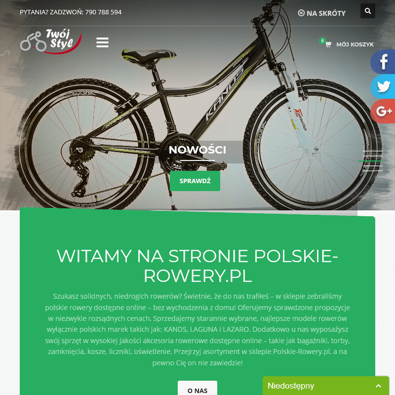 Sklep z polskimi rowerami online